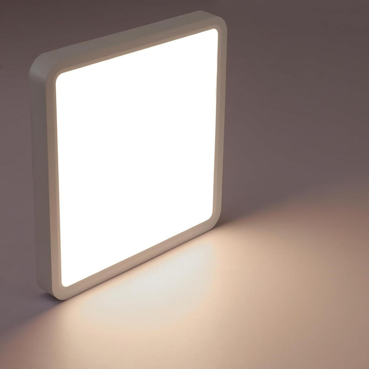 LED-DECKENLEUCHTE Jana 23/23/2.5 cm - Weiß, Kunststoff (23/23/2.5cm) - Nettlife