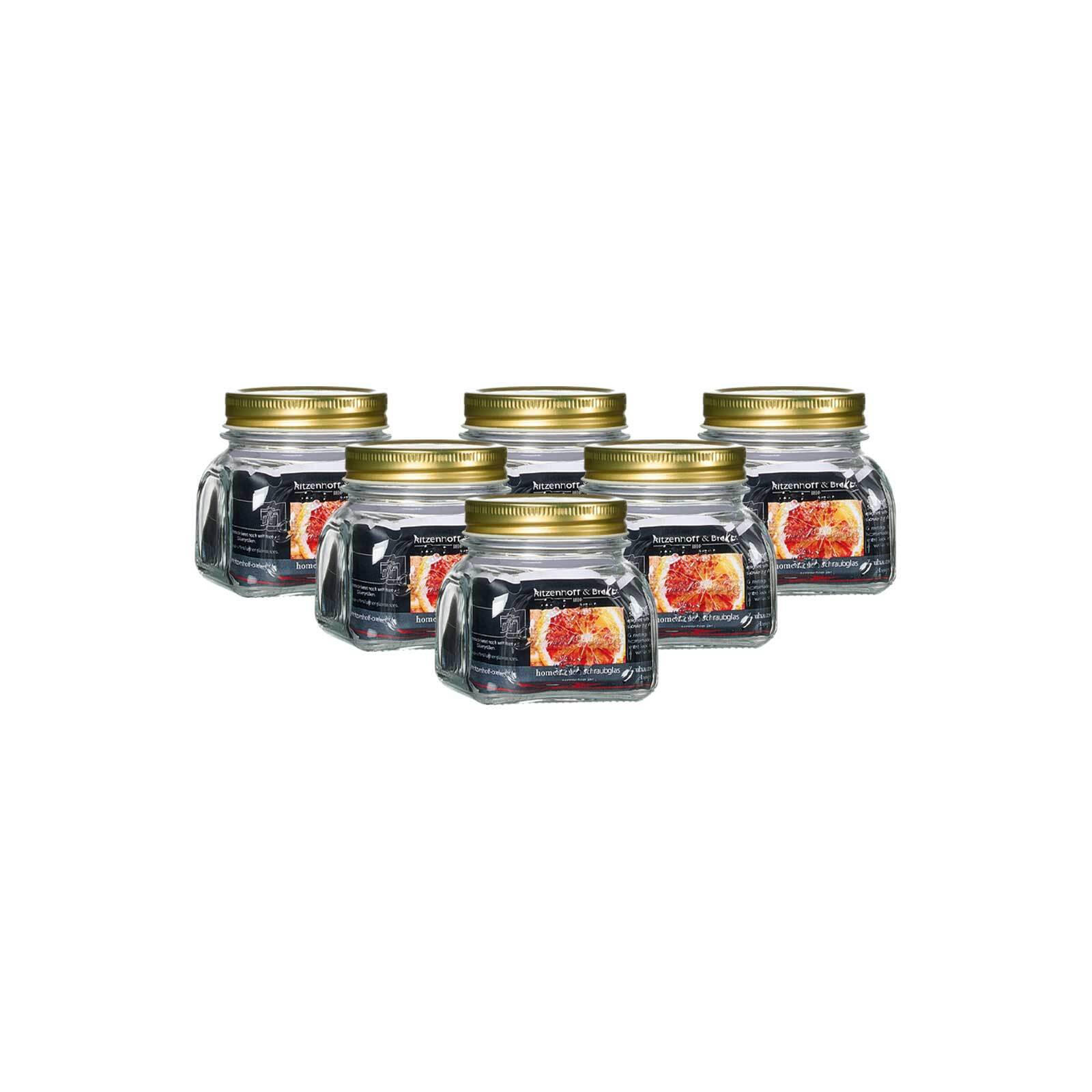 EINMACHGLÄSER Homemade transparent 300 ml 6er Set - Transparent, Glas (0.3L) - Ritzenhoff Breker