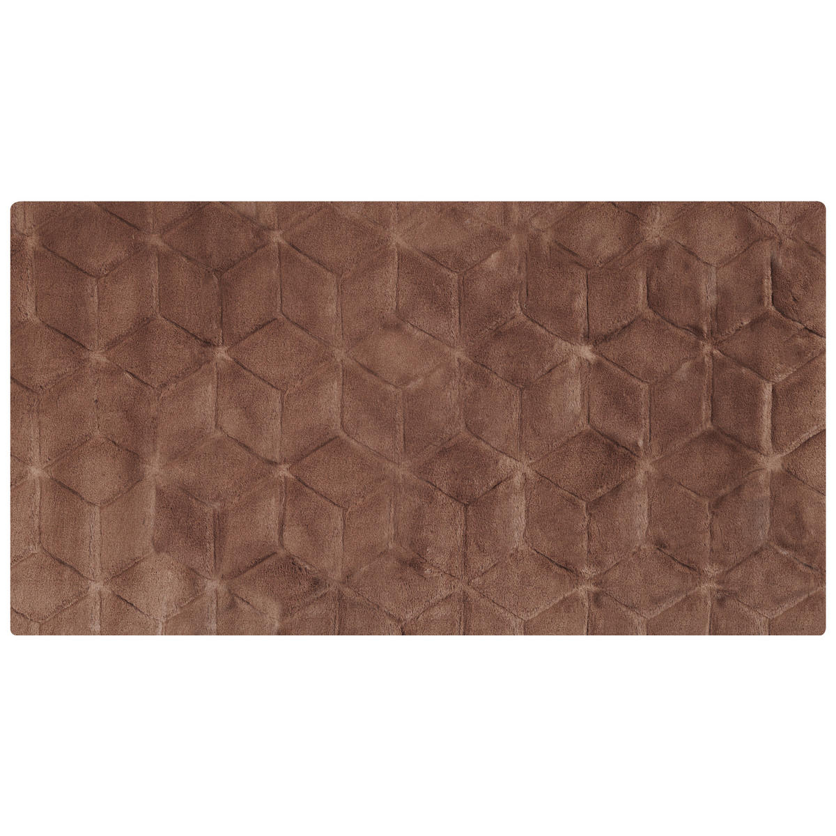 SHAGGY-KUNSTFELLTEPPICH Thatta 150/80 cm - Braun, Kunststoff (80/150cm) - Beliani