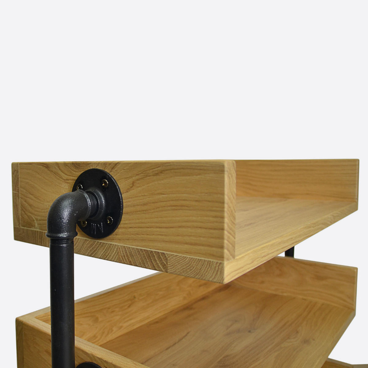 SCHUHREGAL für den Flur DENAR I - Eichefarben, Holz (85/60/35cm) - Rawood Furniture