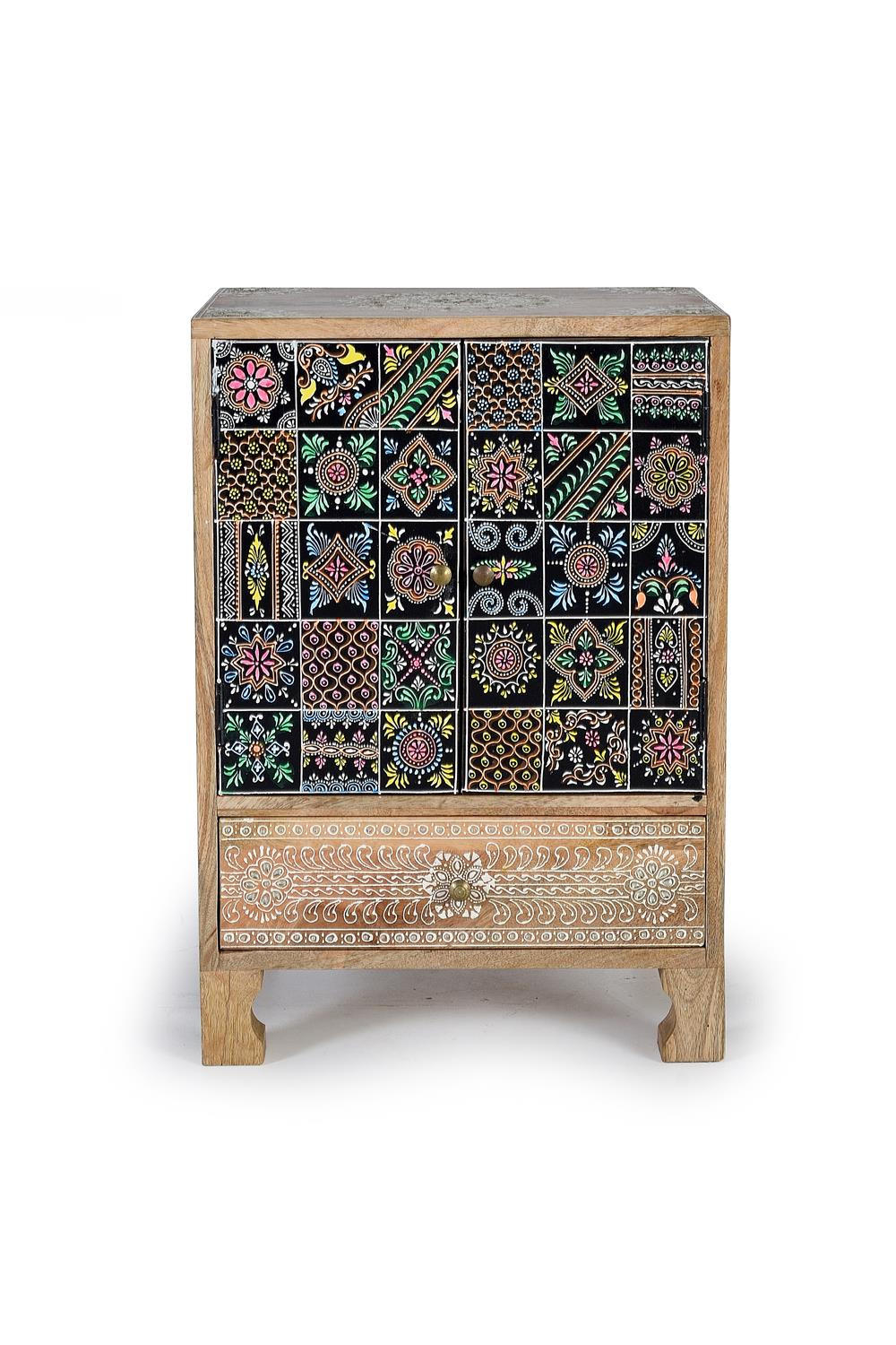 KOMMODE aus Mangoholz - Braun, Holz (43/60/30cm) - Giner y Colomer