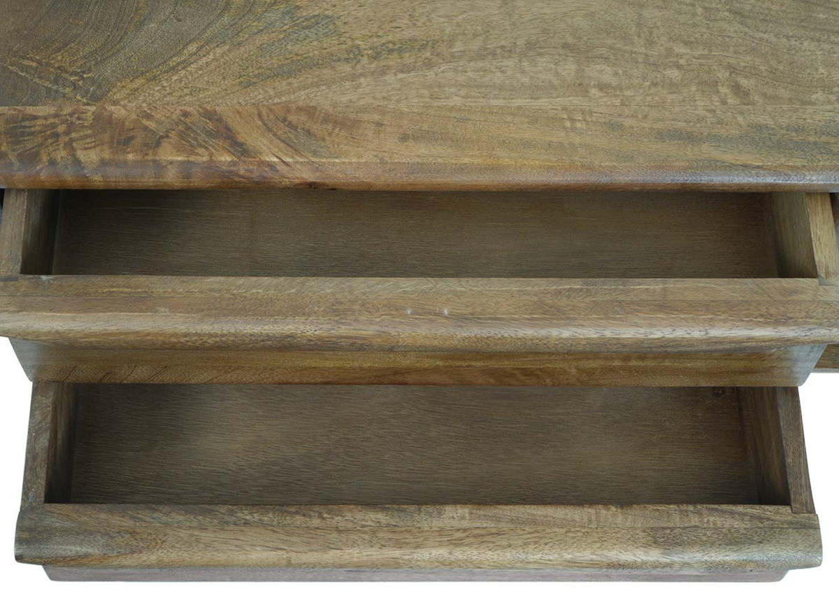 TV-RACK Walnuss Dekor - Walnussfarben, Holz (110/46/35cm) - MCW
