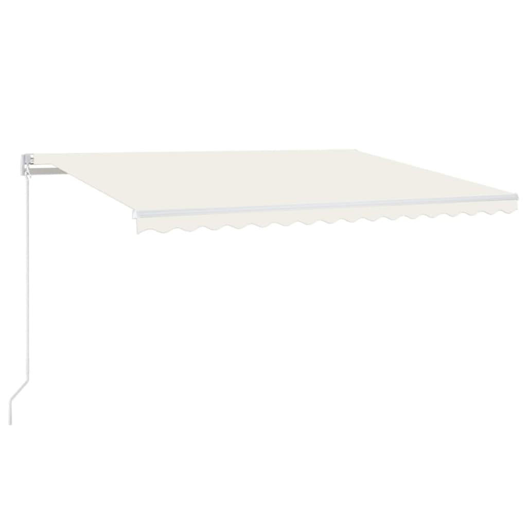 MARKISE Manuell Einziehbar 400x350 cm Creme - Creme, Metall (400/1/400cm) - furnicato