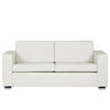 3-SITZER-SOFA Echtleder Weiß Helsinki - Weiß, Leder/Fell (186/72/76cm) - Beliani