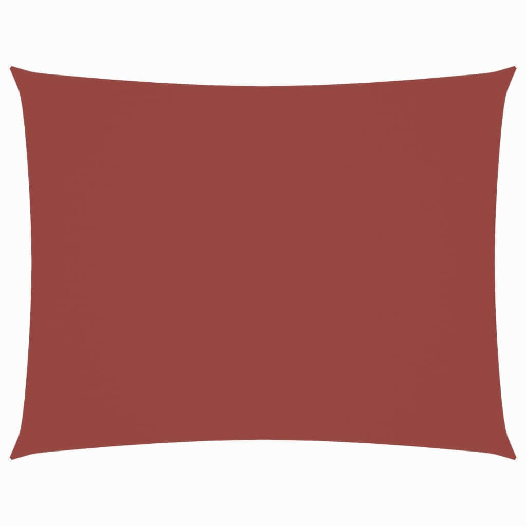 SONNENSEGEL Oxford-Gewebe Rechteckig 2x4 m Terrakotta-Rot - Braun, Textil (400/200cm) - furnicato