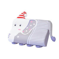 KINDERKOPFKISSEN Elefant 60 x 40 cm - Multicolor, Textil (2/10cm)