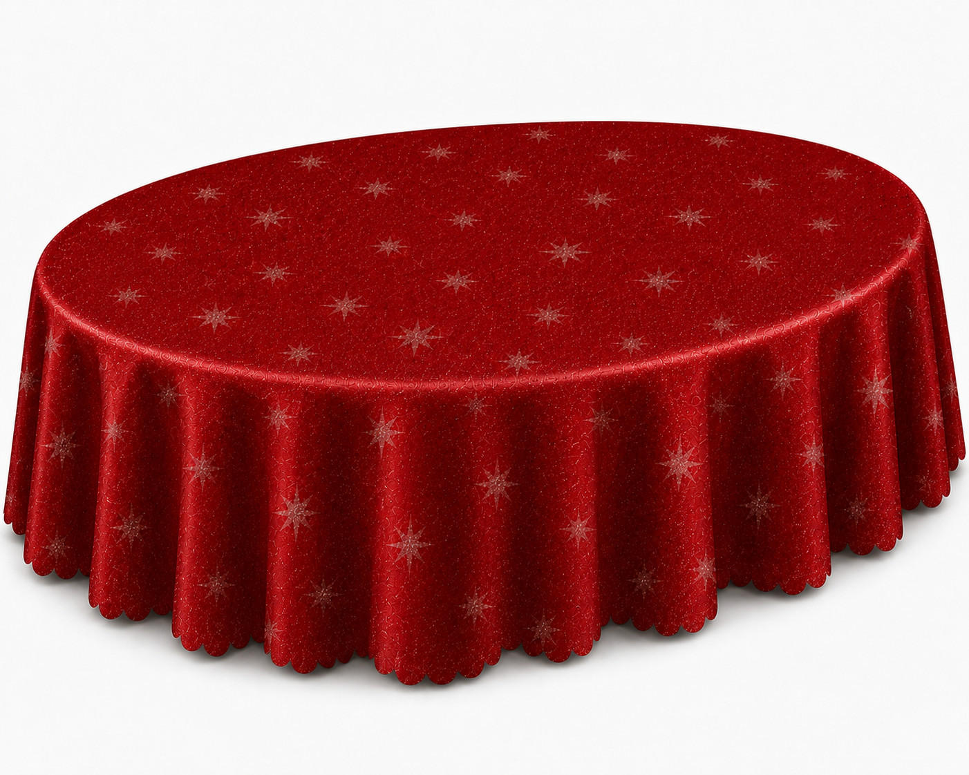 TiborTex Tischdecke Rot 135x180 cm