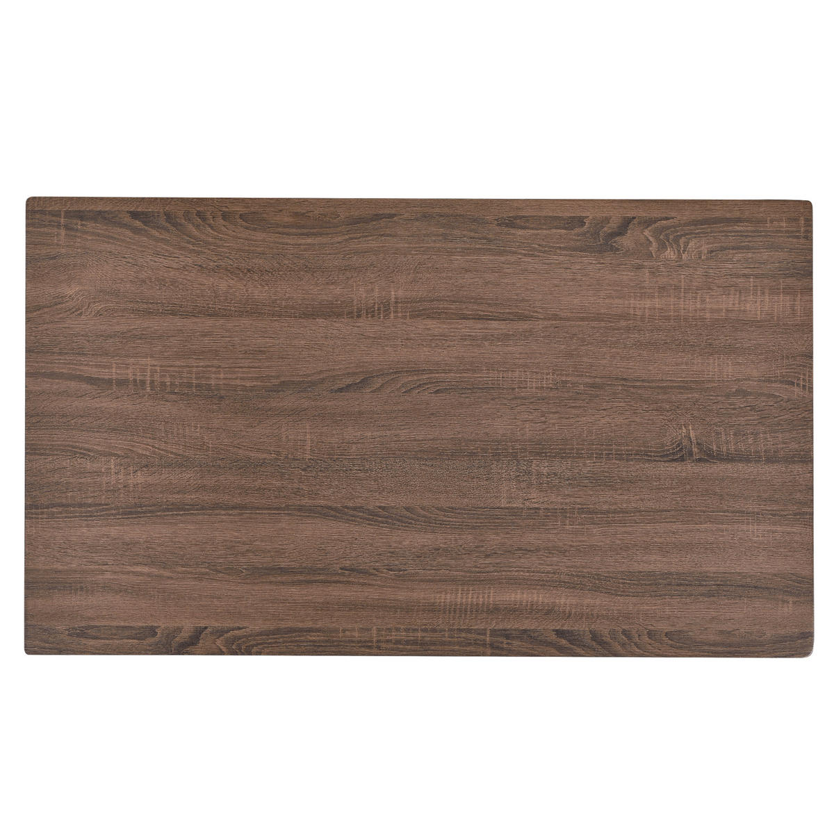 ESSTISCH Kiel - Walnussfarben, Holzwerkstoff/Metall (70/120/75cm) - [en.casa]