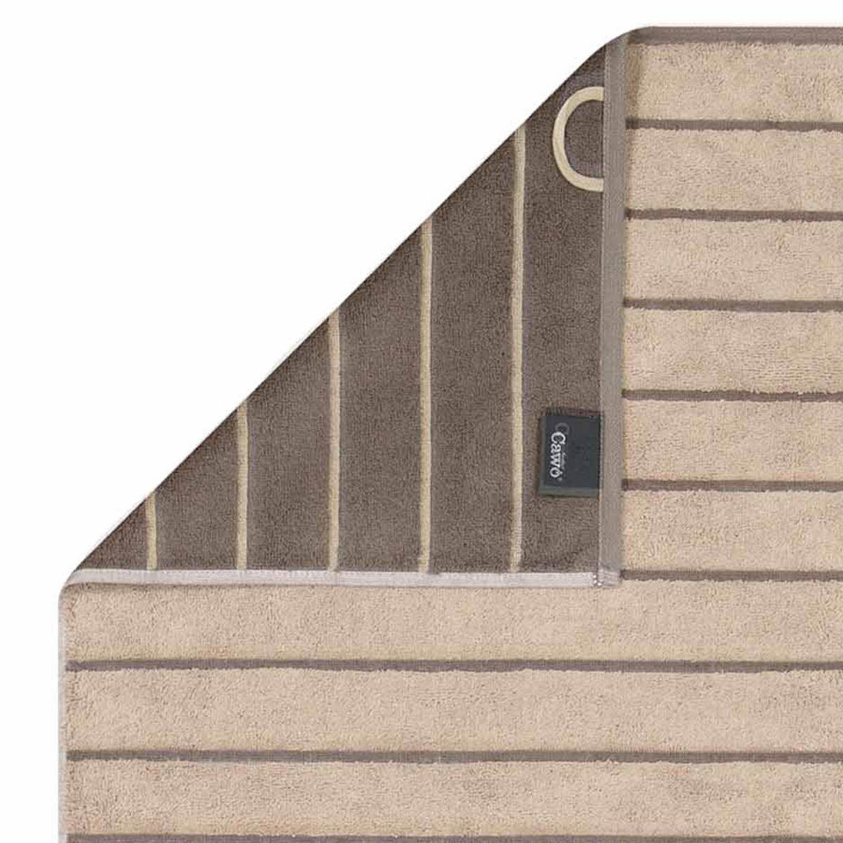 DUSCHTUCH BALANCE DOUBLEFACE 6232 SAND - 39 - Beige, Textil (80/150cm) - Cawoe