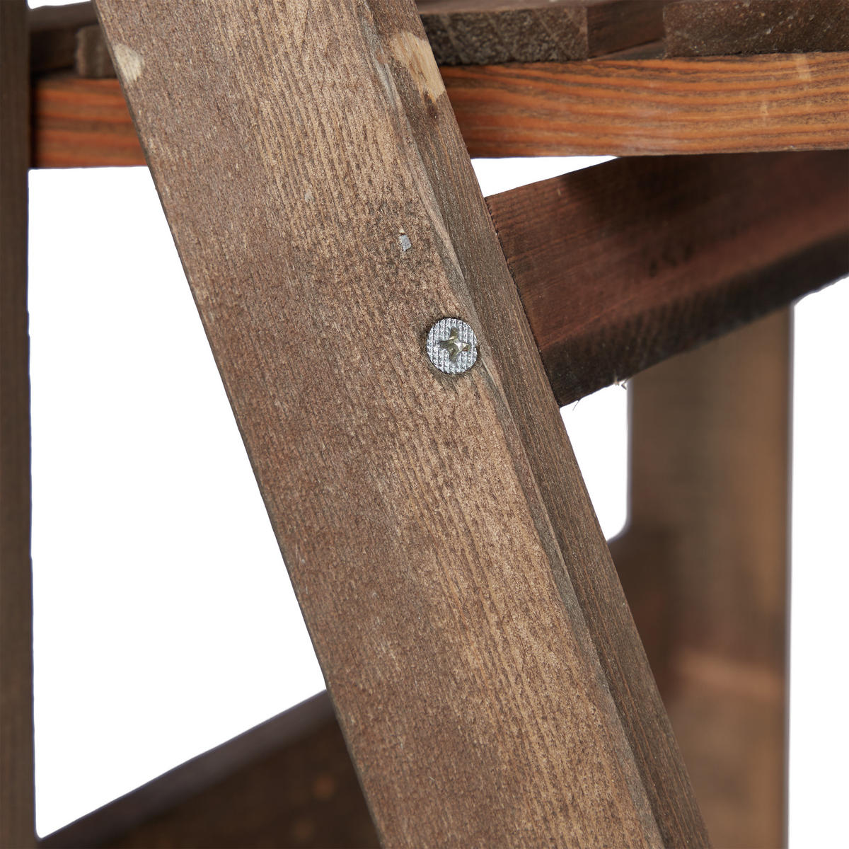 BLUMENTREPPE - Dunkelbraun, Holz (41/51.5/24cm) - Relaxdays