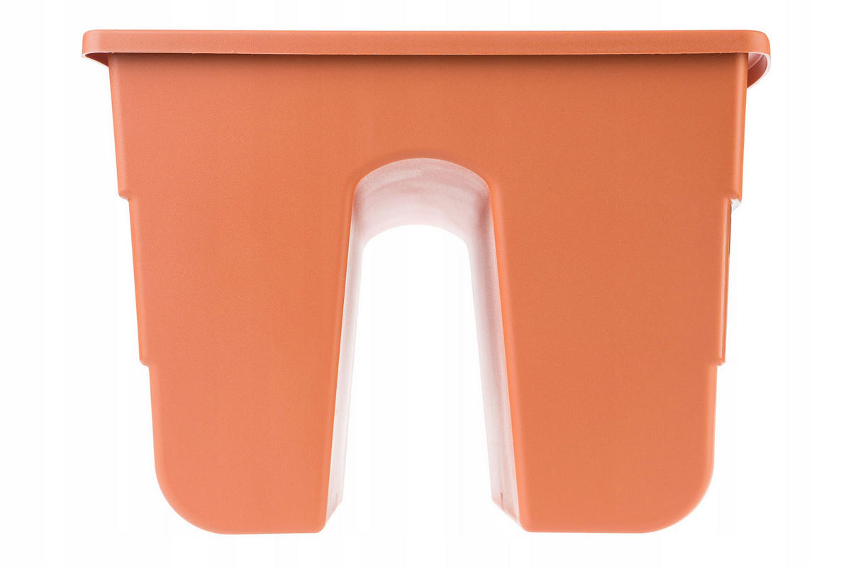 BALUSTRADENKASTEN 30 cm, Terrakotta - Terra cotta, Kunststoff (28/30cm) - KADAX