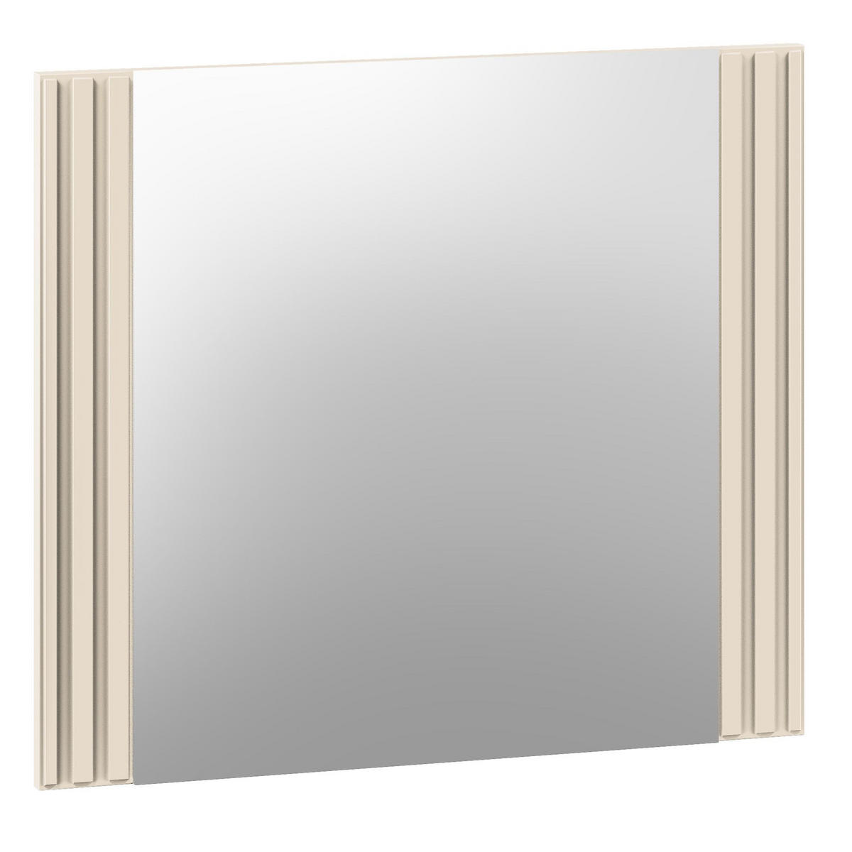 SCHMINKTISCH DROMA mit Spiegel,Creme - Creme, Holzwerkstoff (92/78/40cm) - KONSIMO®