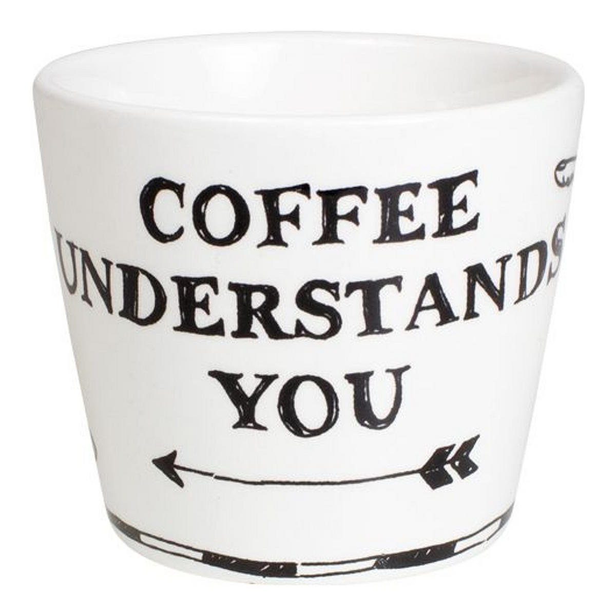 BECHER Kaffee in Schwarz - 150 ml - Schwarz, Keramik (0.2L) - Blond Amsterdam