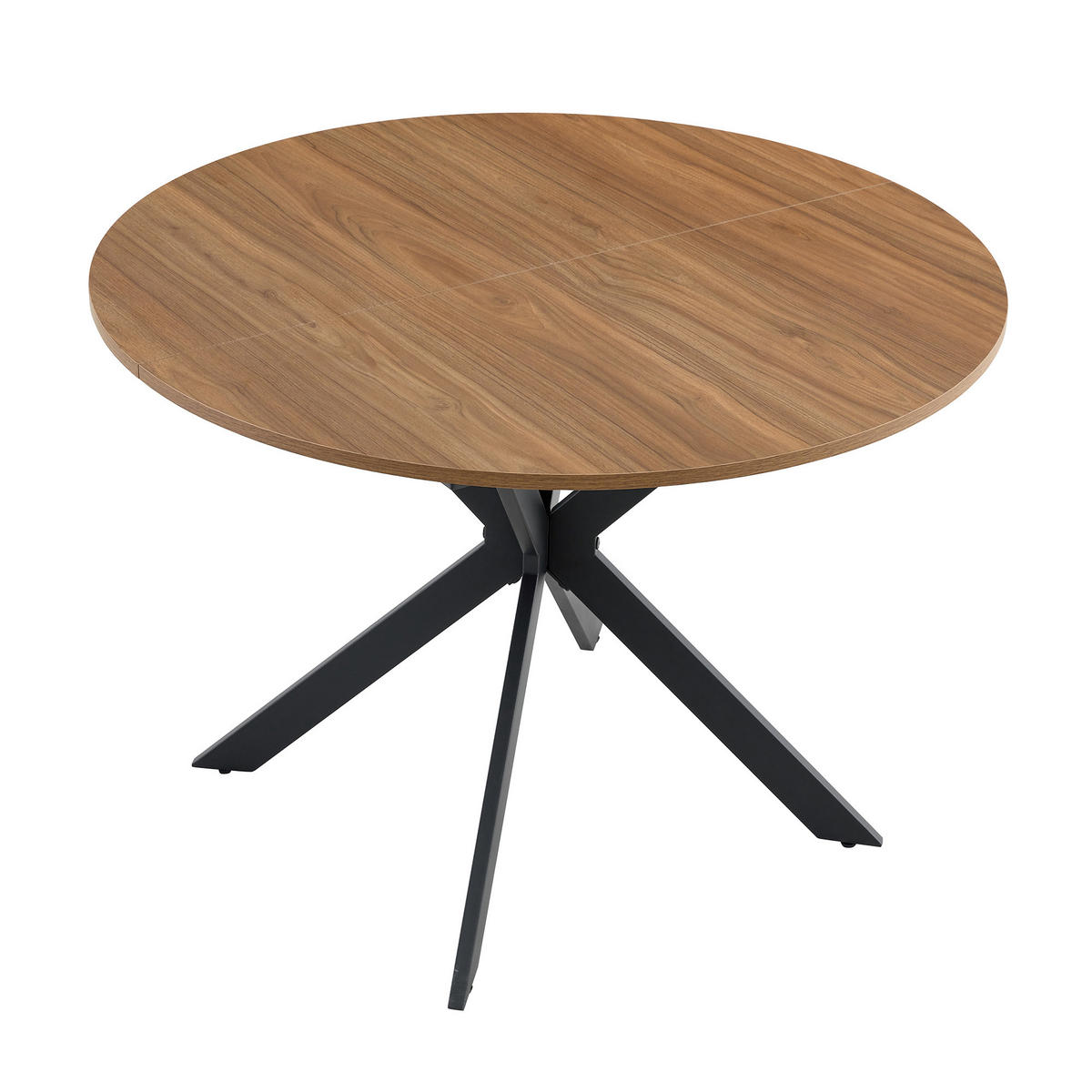 ESSTISCH ausziehbar 3‑Fuß rund/oval DE-40067 Nussbaum - Walnussfarben, Holzwerkstoff (137/137/76cm) - ComfortXL