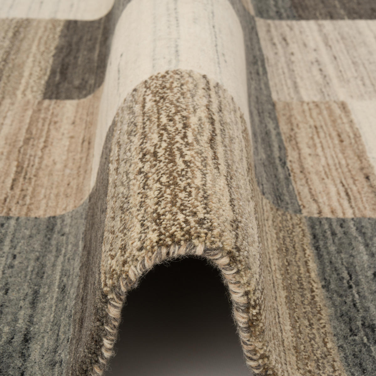 NATUR WOLLE TEPPICH GABBEH ESTA - Naturfarben, Textil (70/140cm) - Pergamon