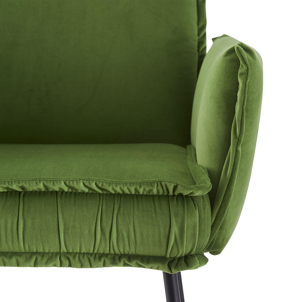 ARMLEHNSTUHL JÜRGEN Grün - Grün, Metall (63/84/63cm) - B&D Home