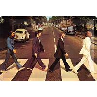 BLECHSCHILD 20/30 cm Fab4 Abbey Road - Multicolor, Metall (30/20/0.2cm) - Nostalgic-Art