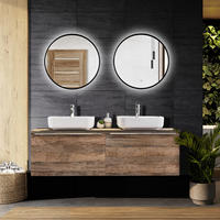 BADMÖBEL-SET 7-TLG. Puebla-56 - Braun, Holzwerkstoff (160/200/46cm) - Lomado