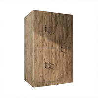 WASCHMASCHINENSCHRANK DORA-II 115cm Breit, 186cm Hoch - Eichefarben, Holzwerkstoff (115/186/73.8cm)