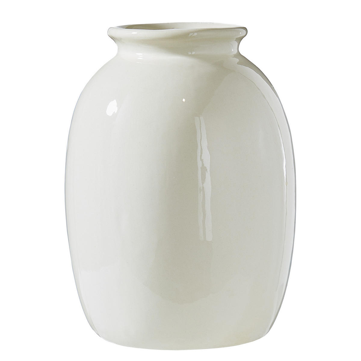 VASE Mountain Lodge Ski - Weiß, Stein (19cm) - Butlers