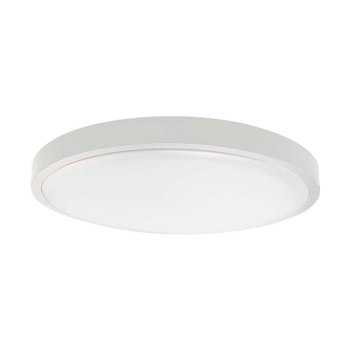 LED DECKENLEUCHTE Weiß Rund - Weiß, Kunststoff (29.5/29.5/6cm)