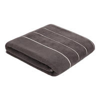 BADETUCH Velly - Dunkelgrau, Textil (90/140cm) - home&you