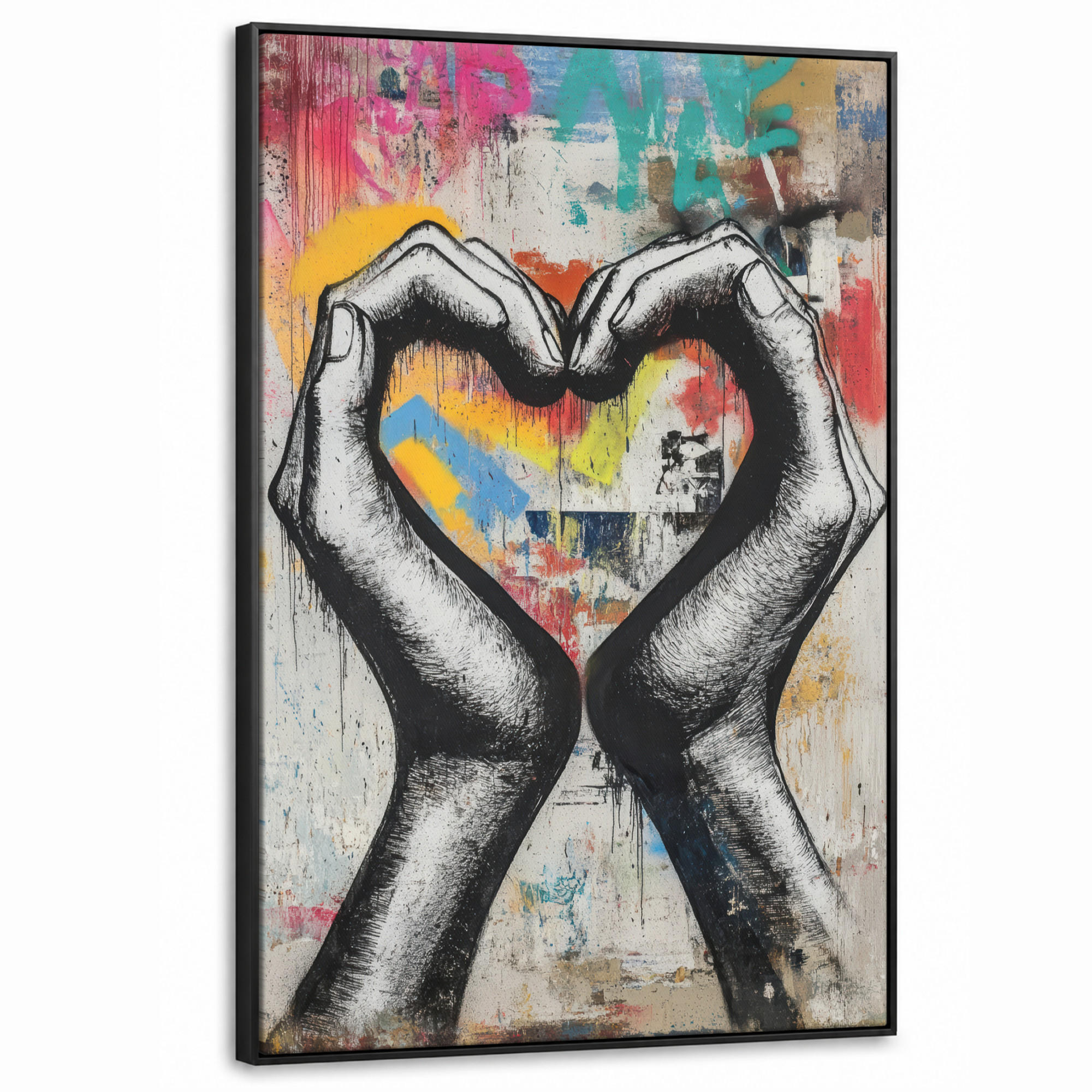MuchoWow Leinwand Mehrfarbig 90x140 cm