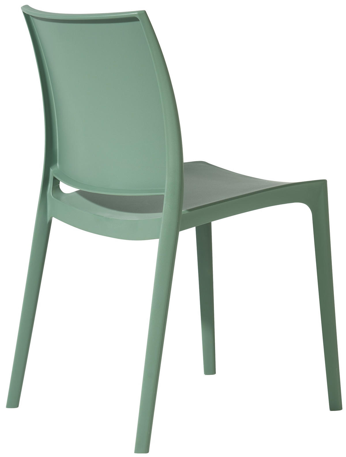 GARTENSTUHL 2er Set Kunststoff Oliv - Olivgrün, Kunststoff (42/81/49cm) - CLP