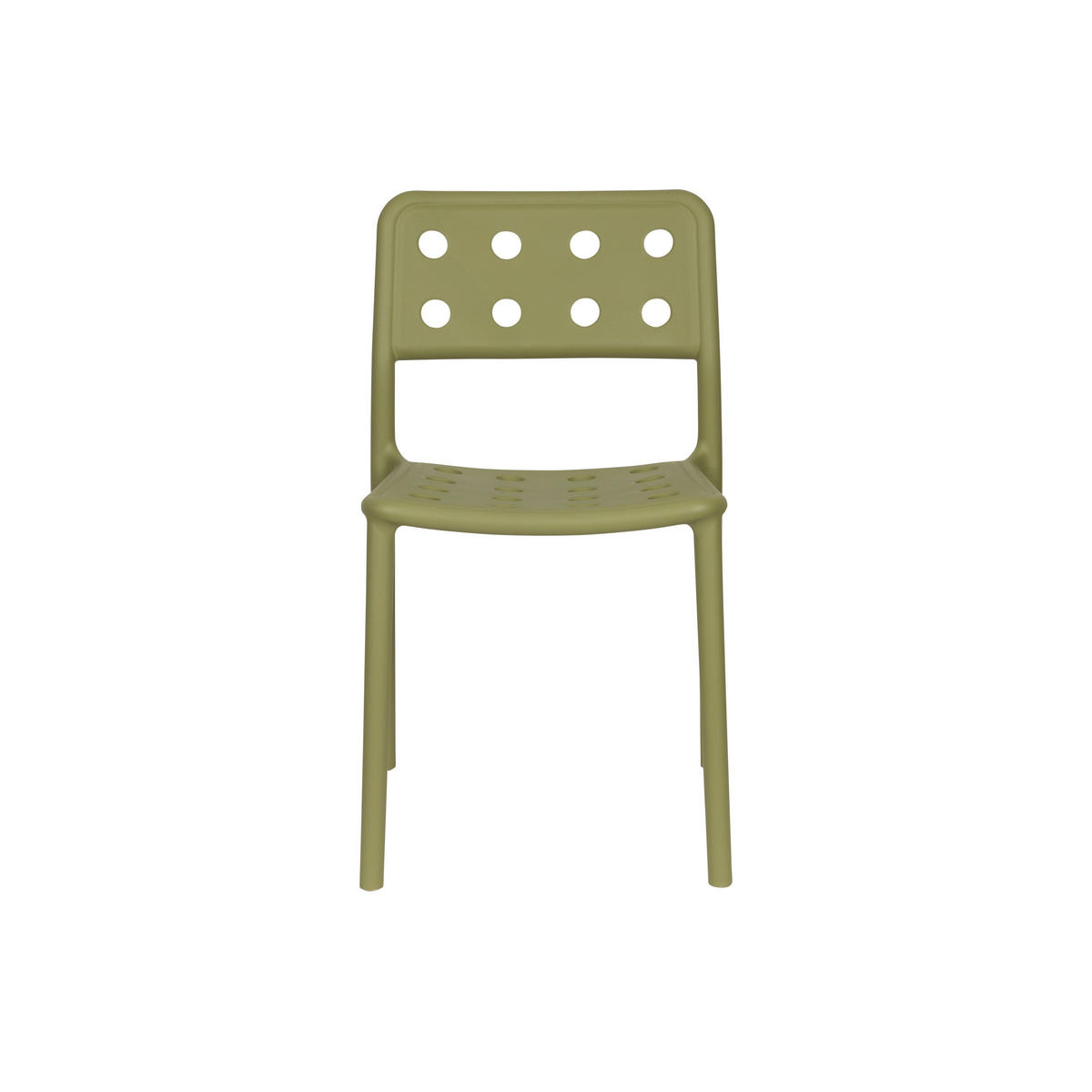 GARTENSTUHL Serra Grün - 4 er Set - Grün, Kunststoff (45.5/80/53cm) - Housecraft Living