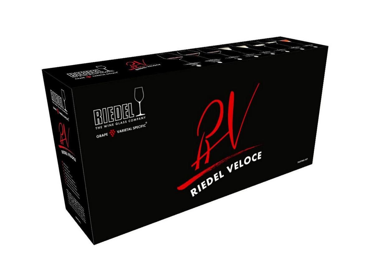 VERKOSTUNGSSET GLÄSERSET Veloce transparent 4er Set - Transparent, Glas (0.001L) - Riedel