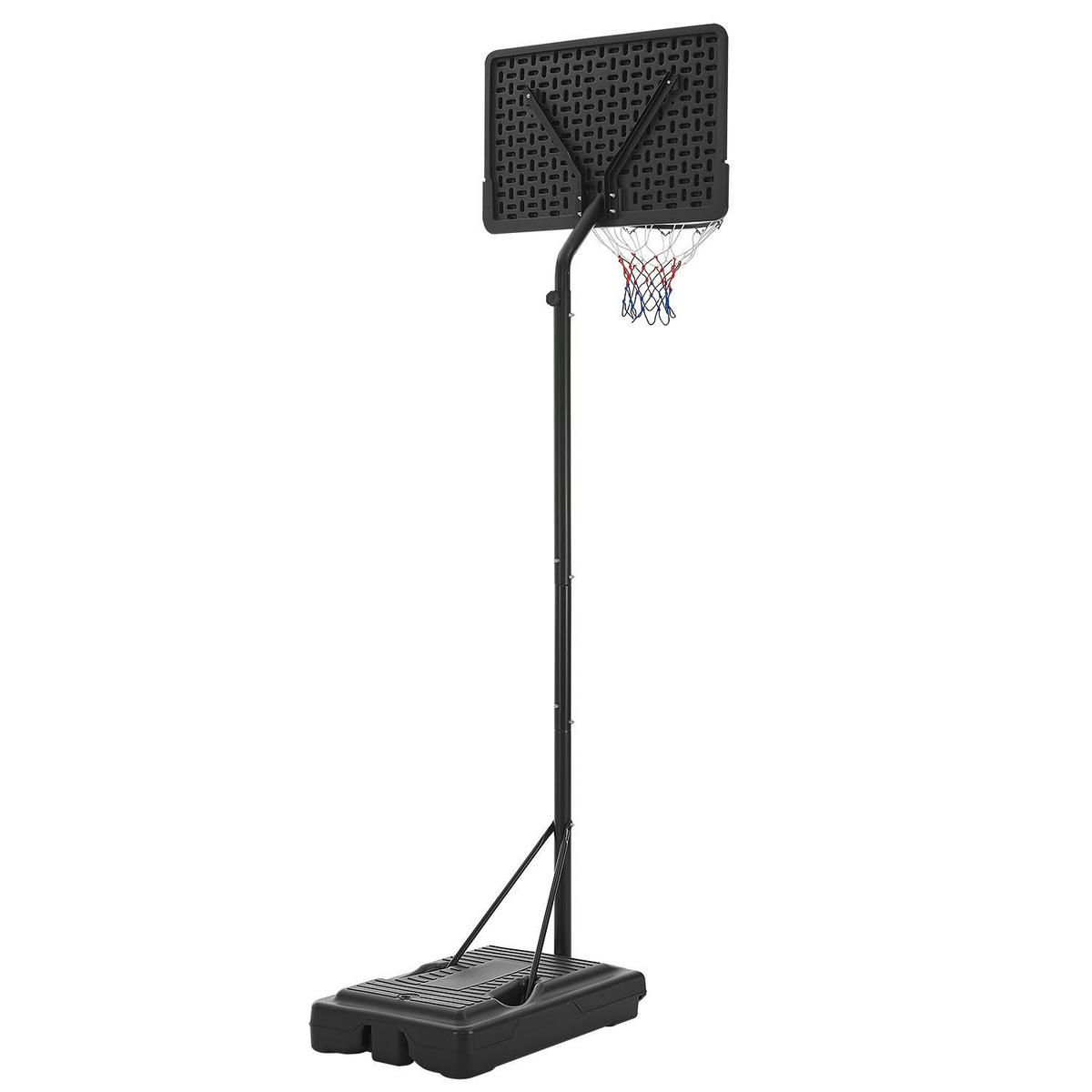 BASKETBALLKORB In- & Outdoor höhenverstellbar - Schwarz, Metall (60/90cm) - Artsport