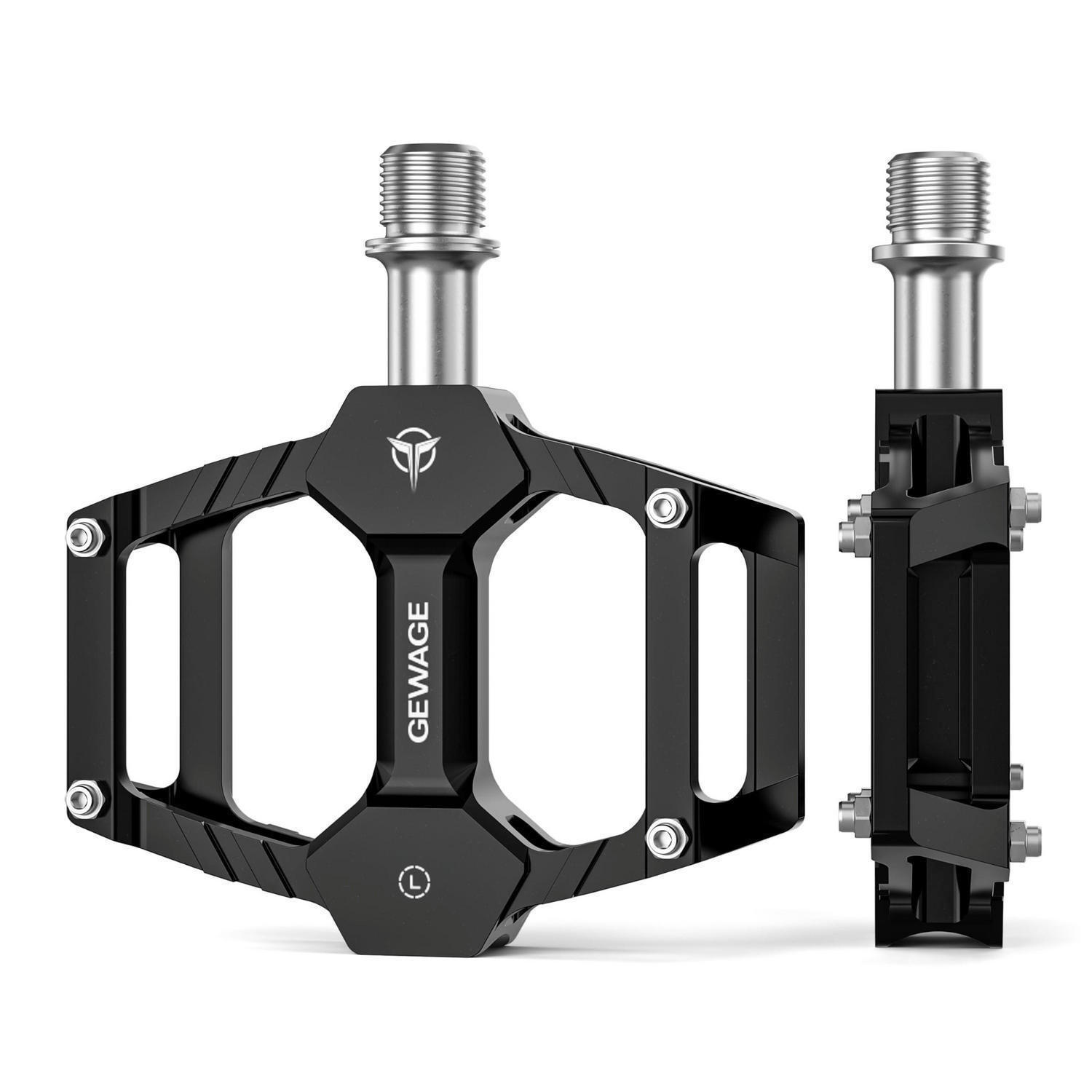 FAHRRADPEDALE Set Schwarz - Schwarz, Metall (8/1.5/9.8cm)