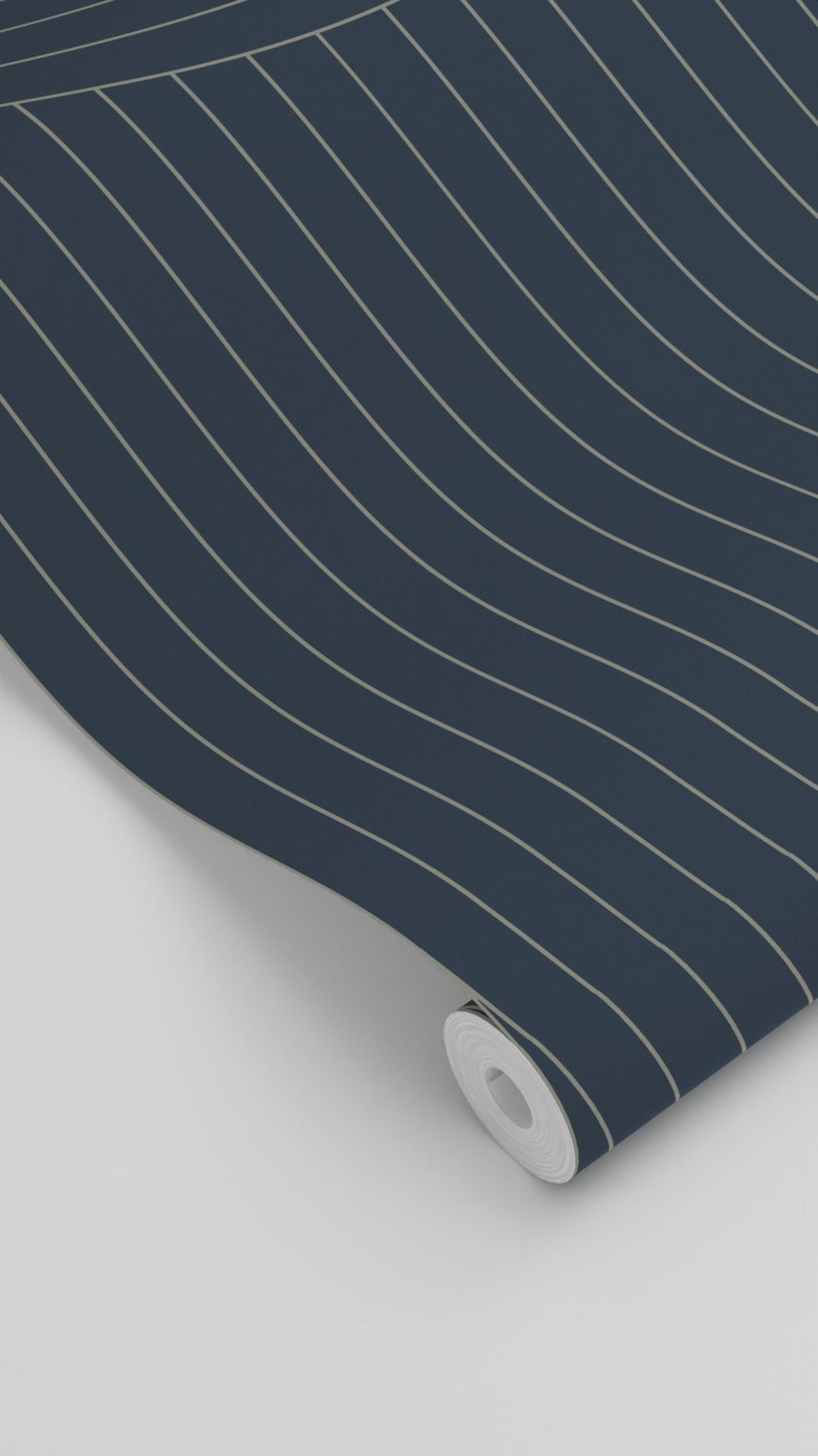TAPETE grafische Linien 50 x 900 cm - Blau, Papier (50/900cm) - ESTAhome