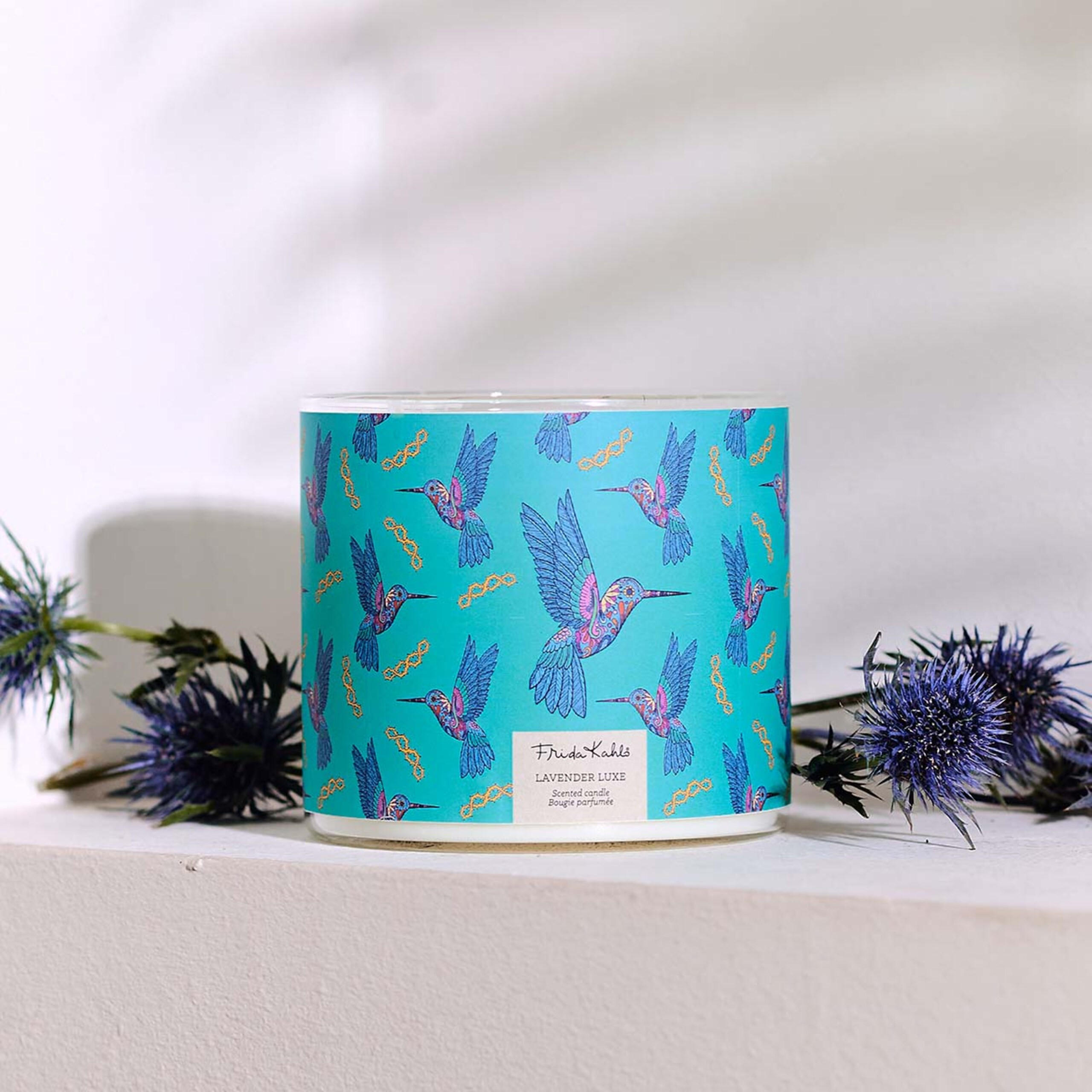 DUFTKERZE Kahlo - Türkis, Naturmaterialien/Glas (10cm)