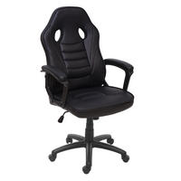 BÜROSTUHL Schwarz - Schwarz, Textil (63/119/64cm) - MCW