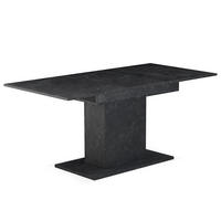 ESSTISCH BOSCO 120-160/80/76 cm - Anthrazit, Holzwerkstoff (80/120/76cm) - B&D Home