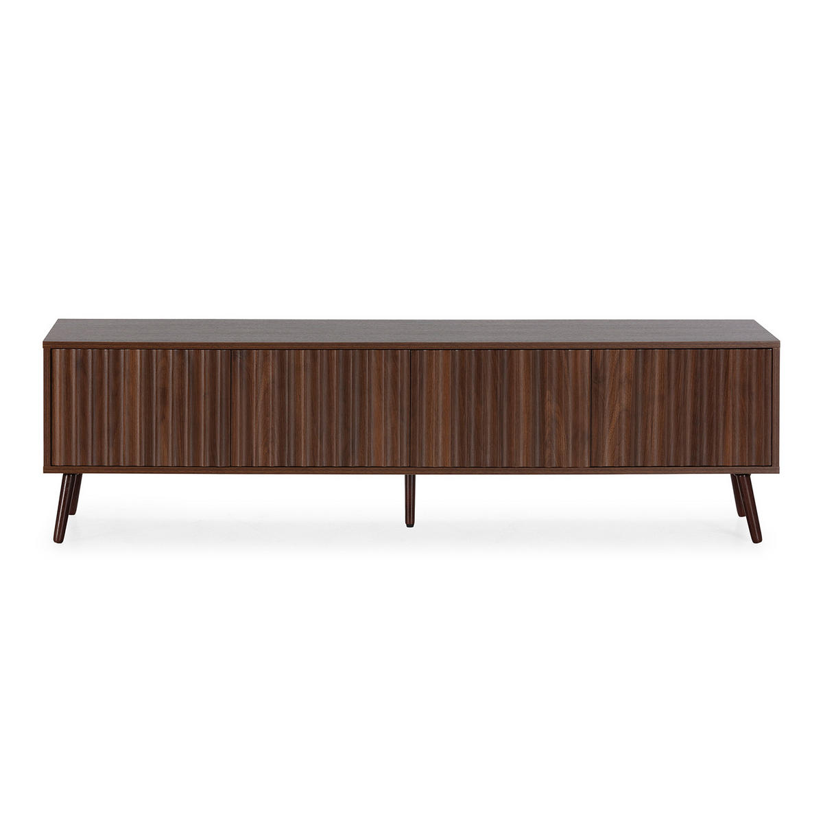 TV-ELEMENT Lluvia 4 Türen Walnuss-Effekt - Walnussfarben, Holzwerkstoff (160/45/40cm) - VS Venta-stock