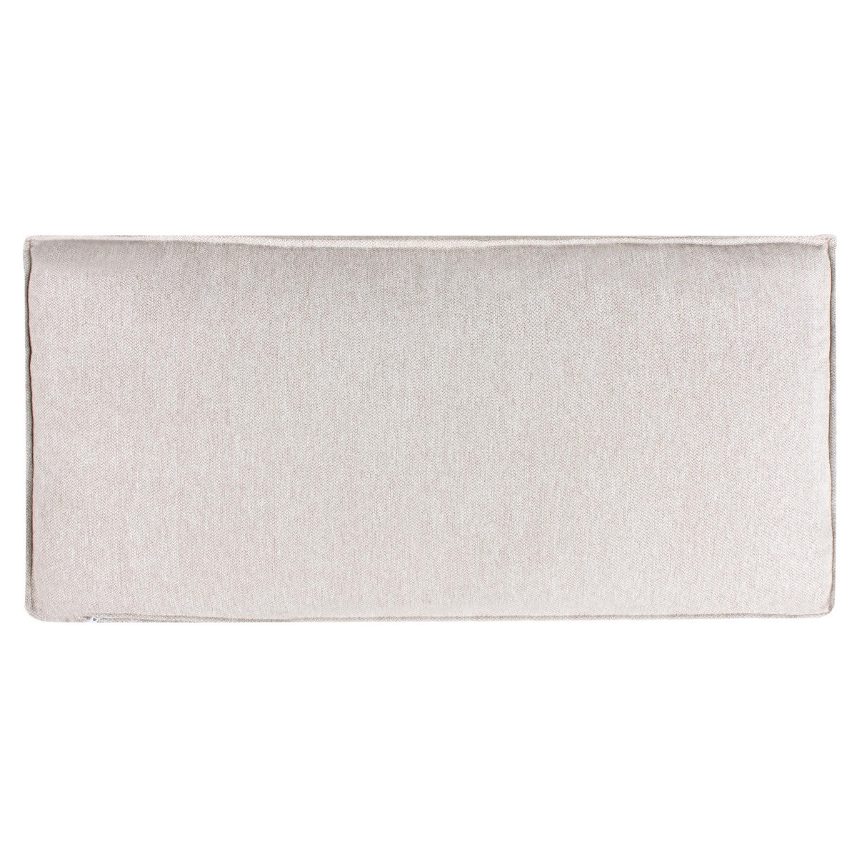 COLȚAR textil bej deschis pe partea stângă Renders - bej, material textil (257/136cm) - Beliani