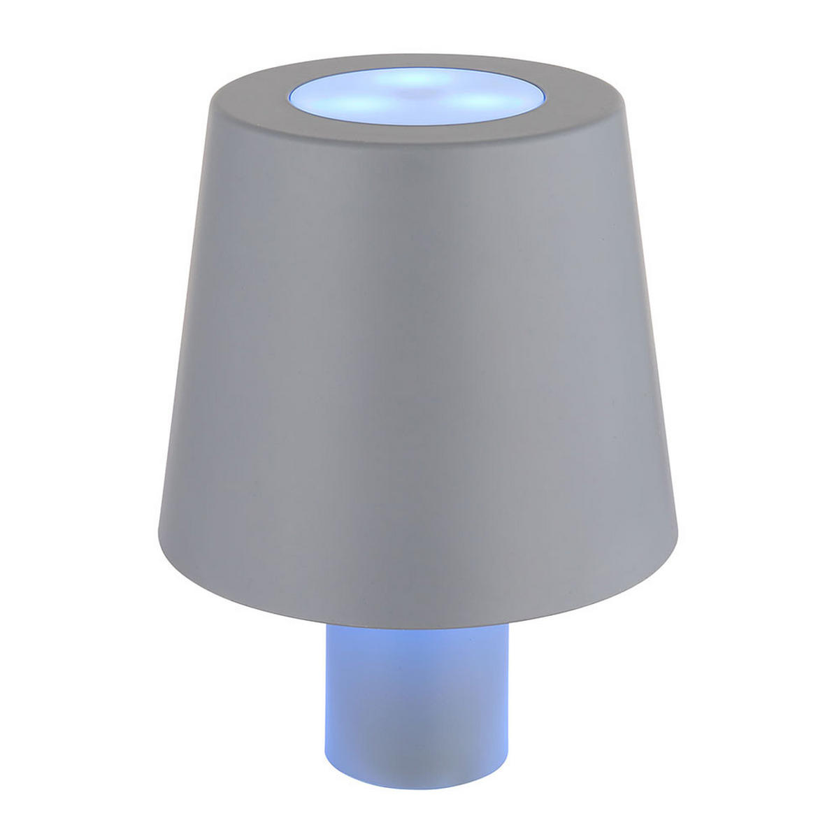 LED TISCHLEUCHTE YARA Grau - Grau, Kunststoff (10.5/10.5/14cm) - Globo Lighting