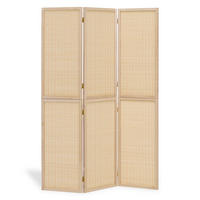 PARAVENT 120/170 cm Natur Holz Bambus - Braun, Holz/Naturmaterialen (120/170/2cm) - Homestyle4u