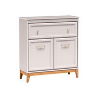 KOMMODE Windsor W-19 - Kaschmir/Goldfarben, Holz/Holzwerkstoff (92/100/35cm) - MIRJAN24