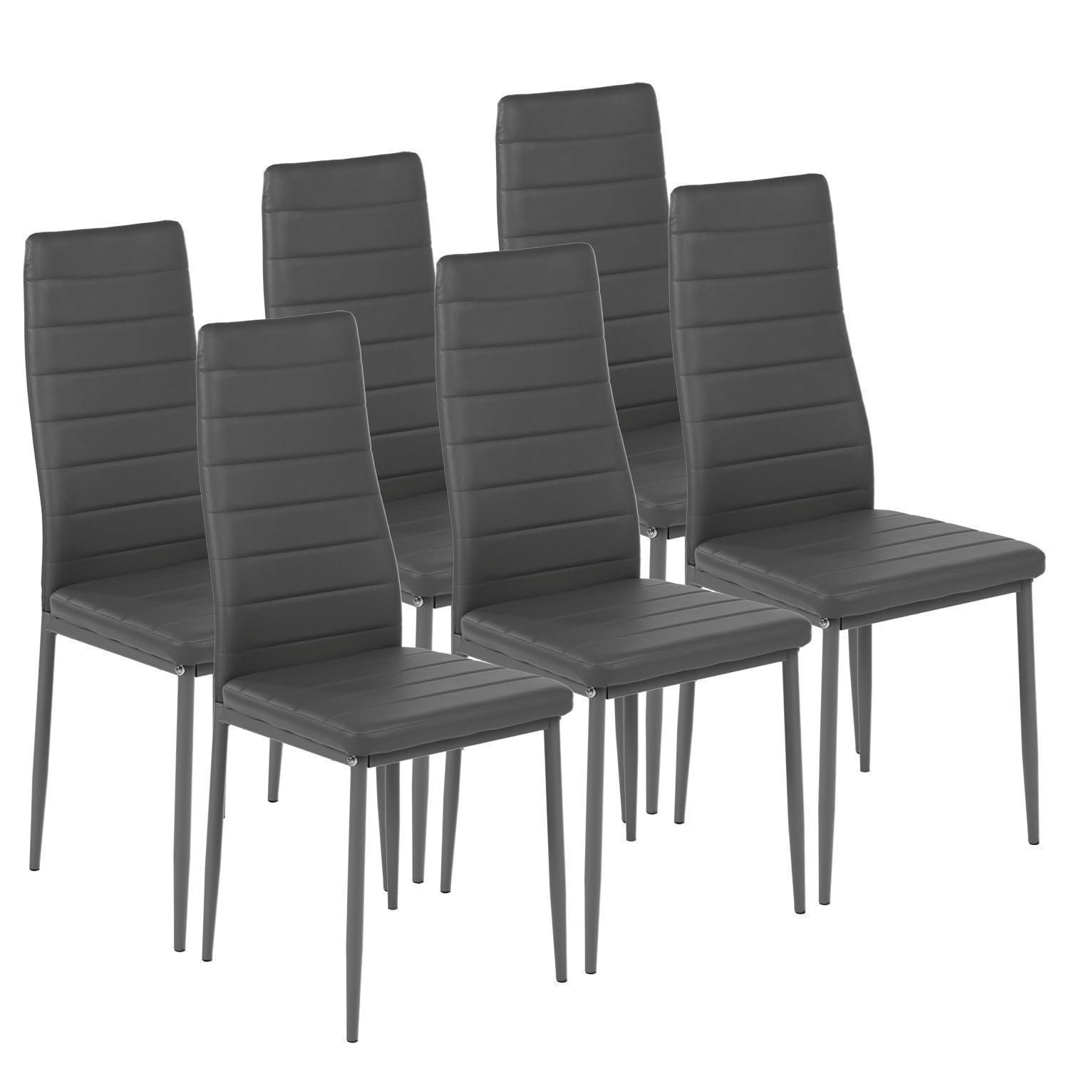 XXXLutz Esszimmerstuhl Grau 52x98x42 cm