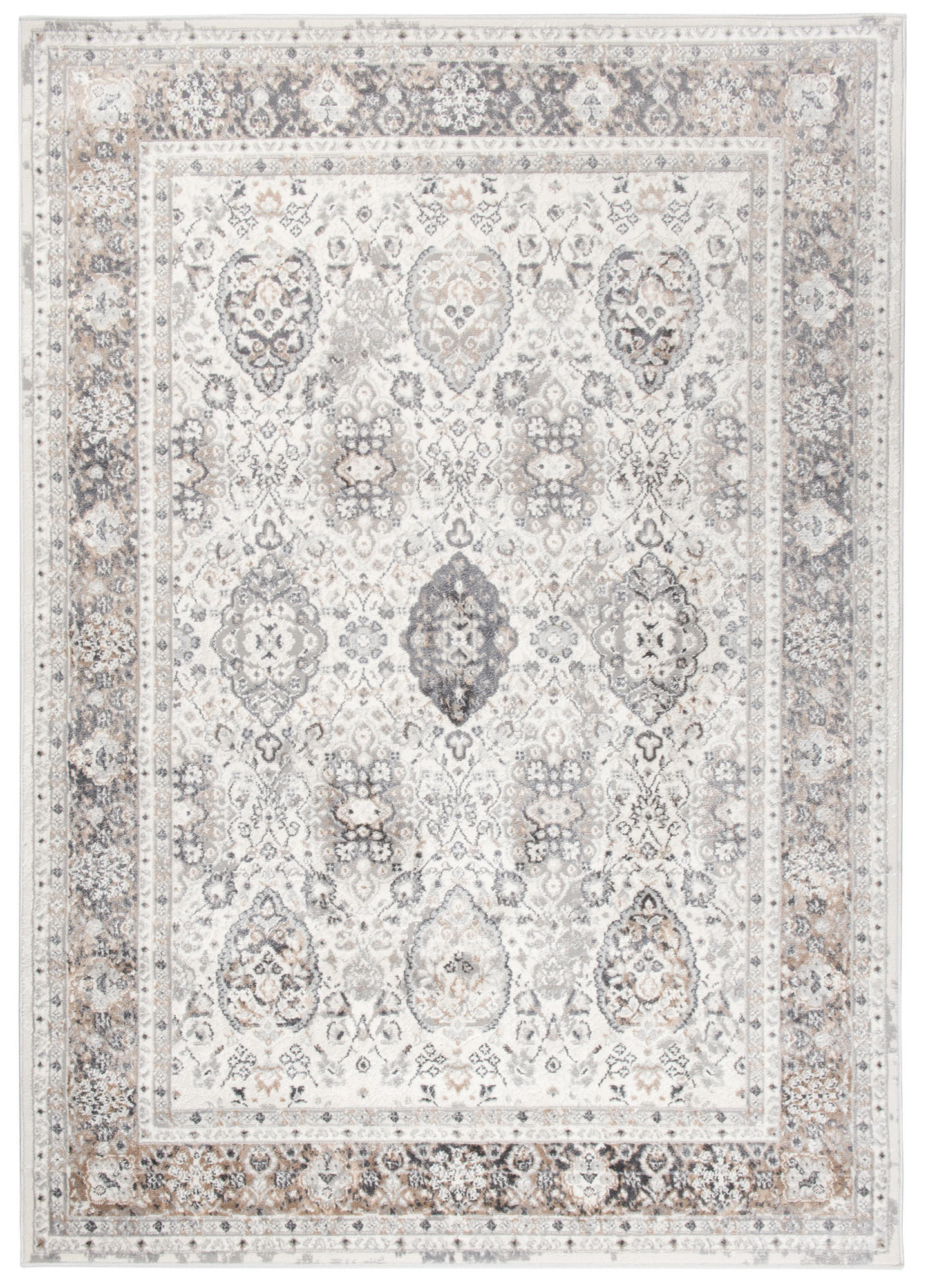 Tapiso Teppich Grau 300x400 cm
