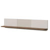 WANDREGAL Marly Kaschmir / Walnuss 150 / 22 / 30 cm - Beige/Braun, Holz/Holzwerkstoff (150/30/22cm) - Feldmann-Wohnen