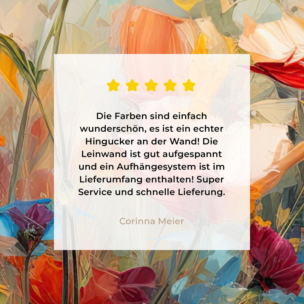 LEINWANDBILD Blumen - Aquarell - Kunst - Botanisch - Natur 40x60 cm - Orange, Textil (40/60cm) - MuchoWow