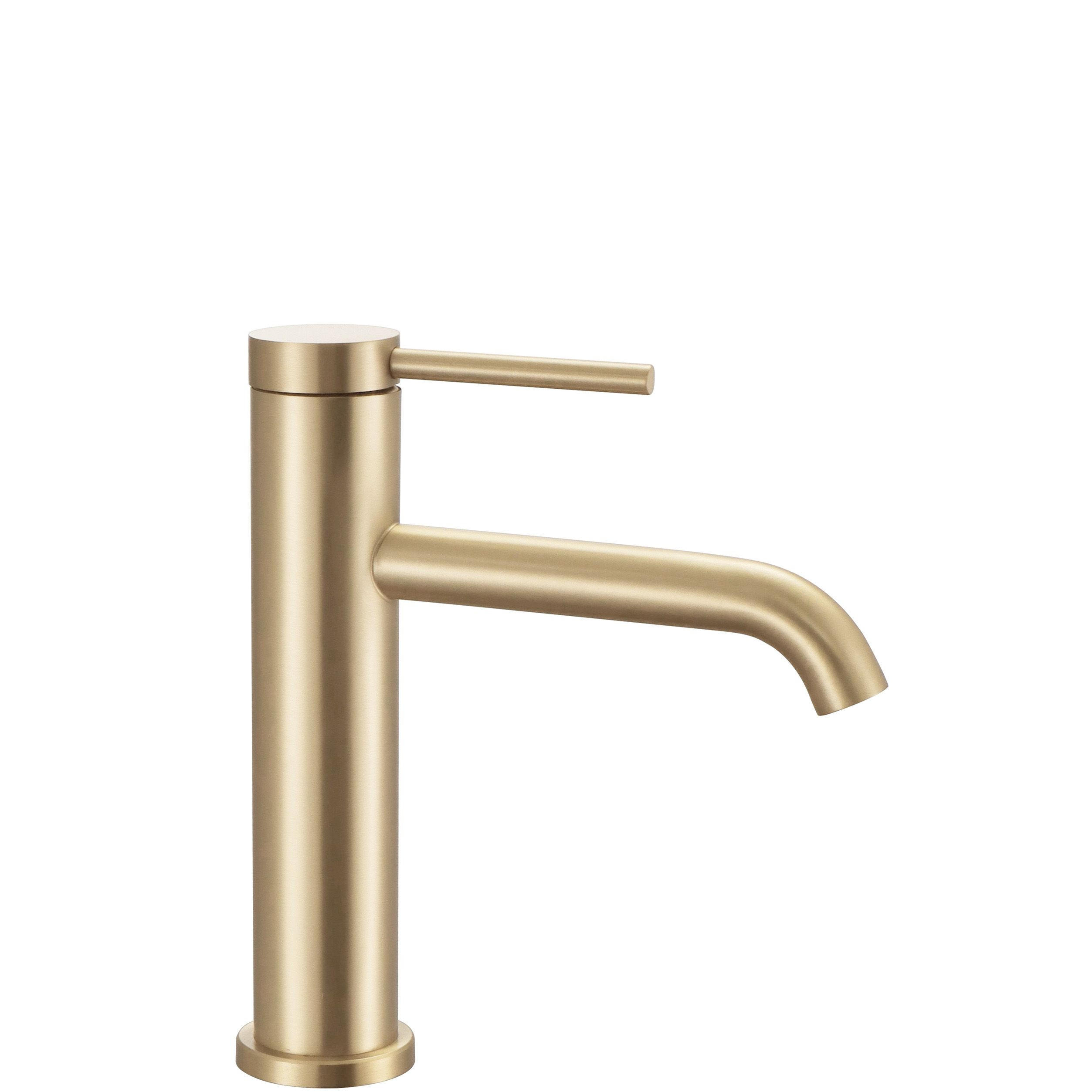 WASCHBECKENARMATUR CLIF GOLD BRUSH 16,5/4/20,5 cm - Goldfarben, Metall (4/20.5/16.5cm) - REA