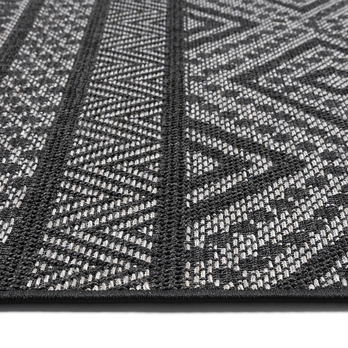 TEPPICHLÄUFER Berber ESERA Polypropylen Anthrazit 80 x 150 cm - Anthrazit, Textil (80/150cm) - KADIMA DESIGN