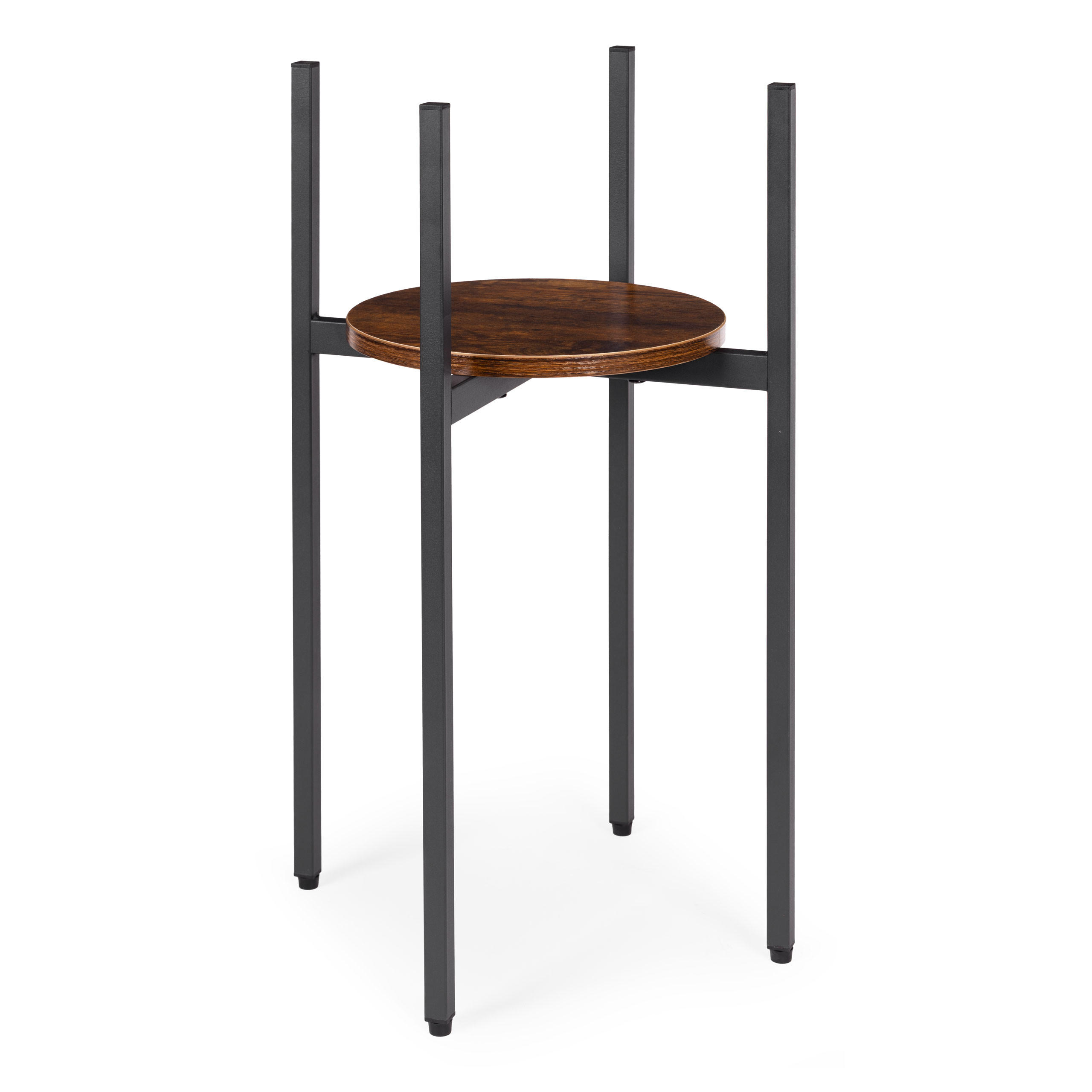 Mat-Haus Blumenständer Braun, Schwarz 35x61.5x35 cm