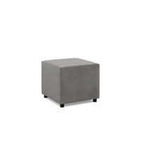 SITZPOUF 50 X 50 NEO, Hellgrau - Grau, Textil (51/40/51cm)