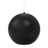 KUGELKERZEN Schwarz Ø 6 cm, 16 Stück - Schwarz, Paraffin (6/6/6cm) - Wiedemann Kerzen